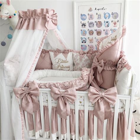 luxury baby girl crib bedding.